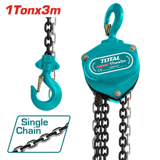 Diferencia 1 tonelada cadena 3 mts Total