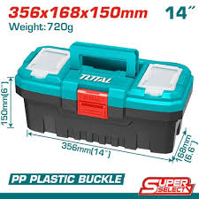 CAJA HERRAMIENTAS 14" PLASTICA TOTAL